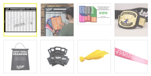 Fantasy Basketball Draft Board Custodian Kit